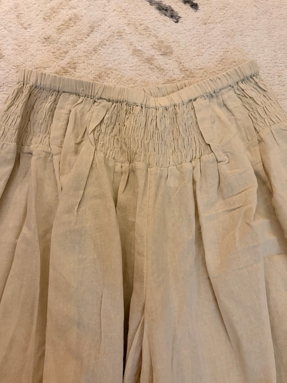NWT Free People cotton wide leg gauzy cotton hippie boho chic pants medium - Picture 2 of 6